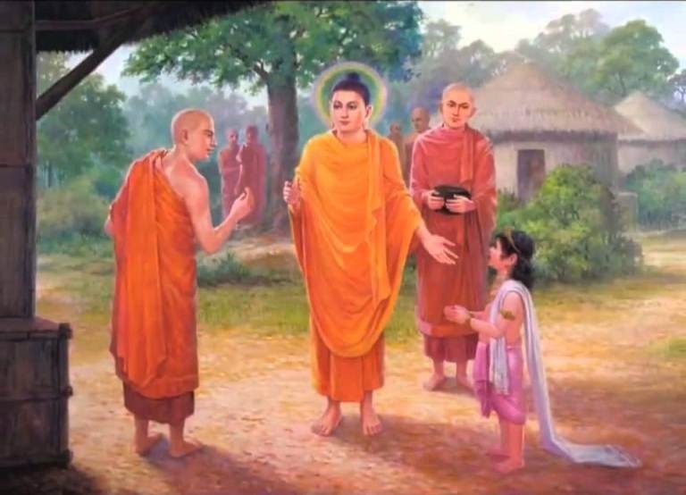 Đức Phật giáo huấn La-hầu-la